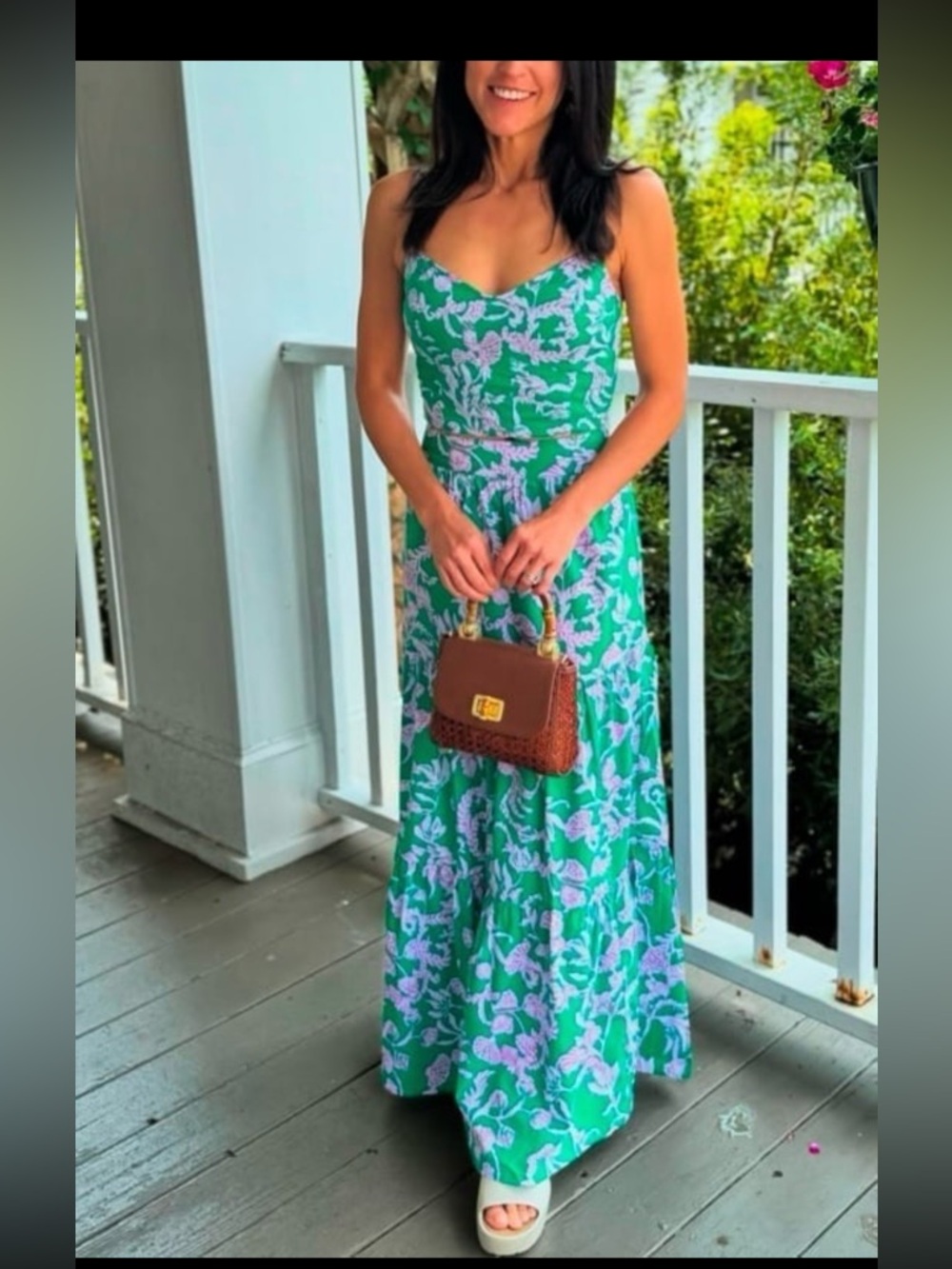 Lilly Pulitzer NWT Winslow Maxi Set Brazilian Green Salty Sandbar Size 00 PRETTY